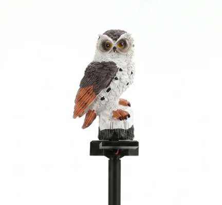 🔥Hot Sale🔥Waterproof Solar Owl Light – LED Pathway Light for Lawn, Garden & Outdoor Decor