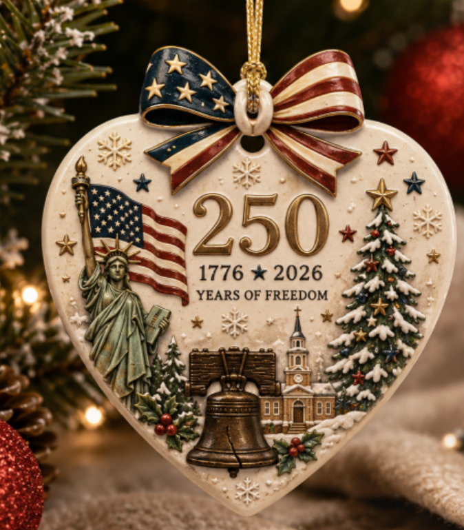 🎄250th Anniversary of America × Christmas Ornament